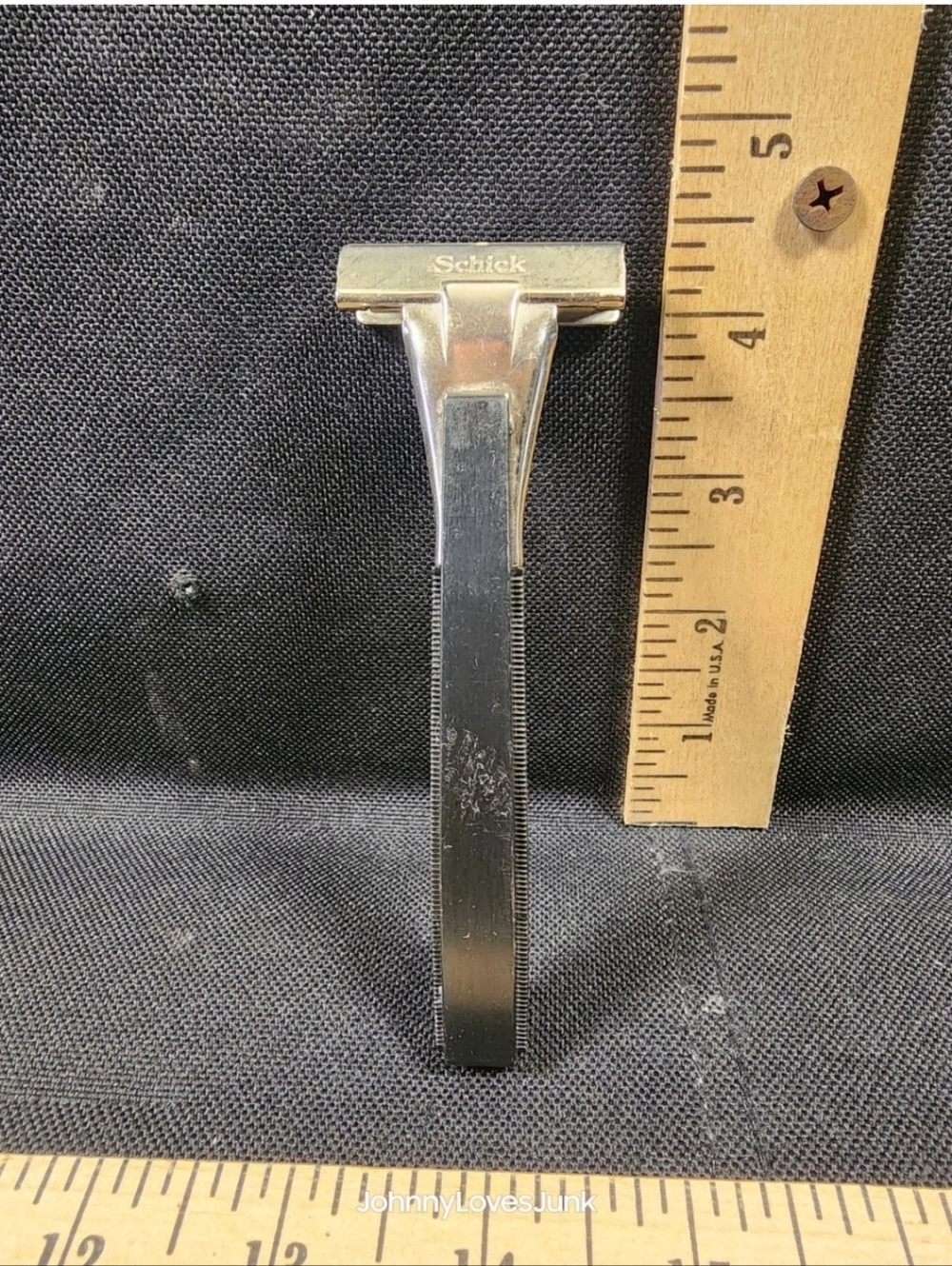 Vintage EVERSHARP SCHICK HYDRO-MAGIC INJECTOR SAFETY RAZOR USED